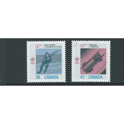 canada stamps mnh 1987 sg1236 sg 1236 sport olympics calgary 3rd series