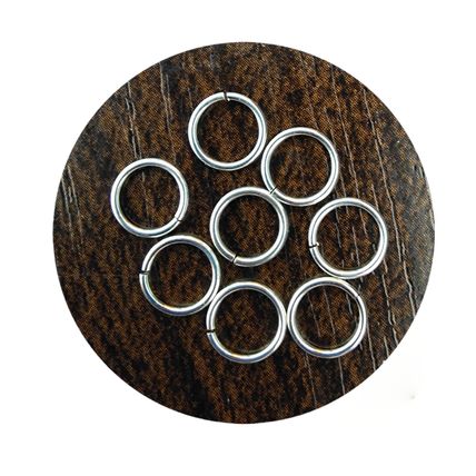 7mm 925 Stirling Silver Open Jump Rings Jewellery Making/Repair 6 pack sizes C12
