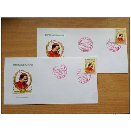 Bénin 2011 FDC enveloppe 1er jour Cardinal Bernardin Gantin Religion 1922-2008