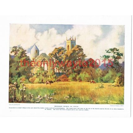 Dromiskin Church, Co Louth, Ireland, Book Illustration (Print), c1920