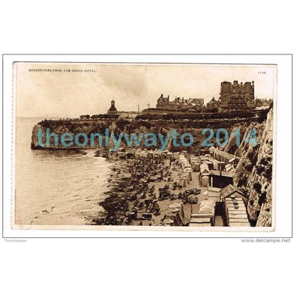 BROADSTAIRS FROM THE GRAND HOTEL, KENT, ENGLAND, c1910/20s?, Postcard