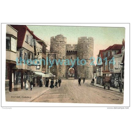 WEST GATE, CANTERBURY, KENT, ENGLAND, c1900/10s?, Postcard