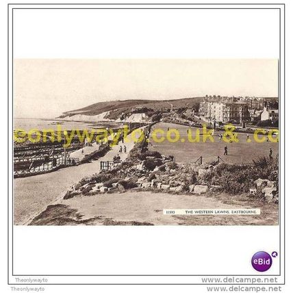 WESTERN LAWNS, EASTBOURNE, SUSSEX, ENGLAND, Postcard