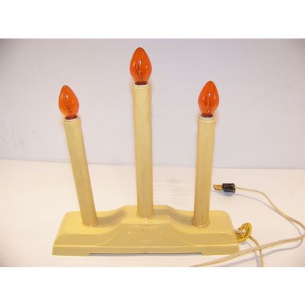 VINTAGE 3 LIGHT CANDOLIER NO MARKINGS, UL TAG ATTACHED