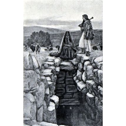 GROTTO OF THE SHEPHERDS, BETHLEHEM 1893 Herbert Gustave Schmalz PRINT