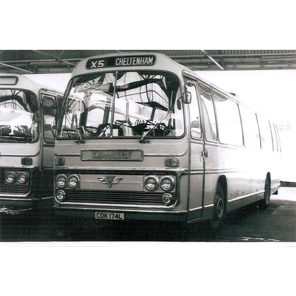 Black & White Photograph of Yelloway Motor Services Ltd. of Rochdale - CDK 174L