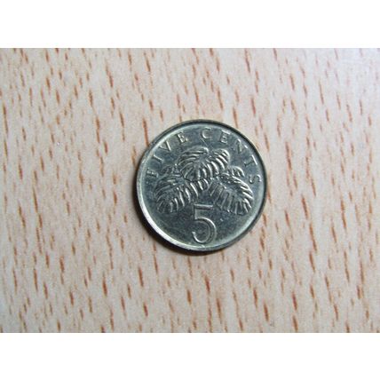 Singapore 2000 5 Cents Coin