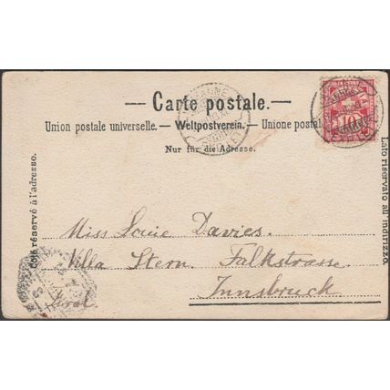 Lausanne, 1903 - Charnaux Frères CPA