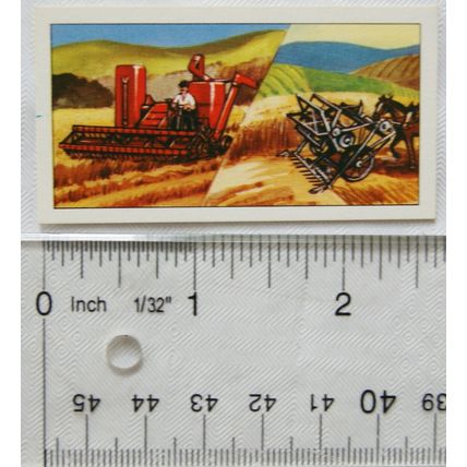 1963 tonibell card This Changing World No. 11 Harvesting