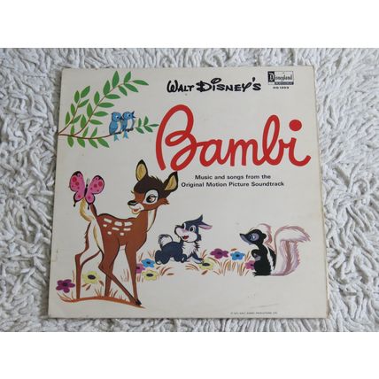 BAMBI SOUNDTRACK VINYL LP