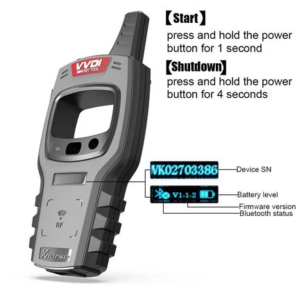 Xhorse VVDI Mini Key Tool Car Key Programme 96bit 48-C Global Version UK stock