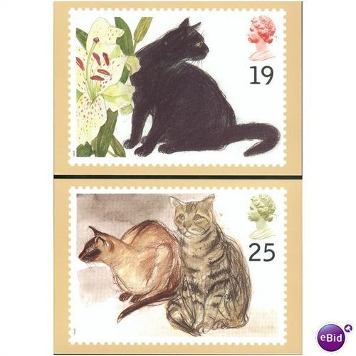 GB PHQ's mint set 1995 - Cats