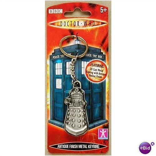 Dr Doctor Who DALEK Metal Keyring - New