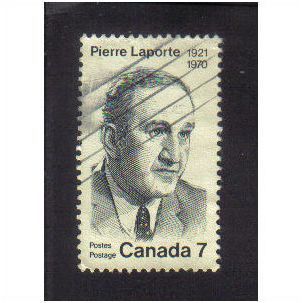 1971 canada pierre laporte 7c f/u sg691
