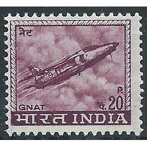 India 1967 SG511 20p Purple Mounted Mint . ..