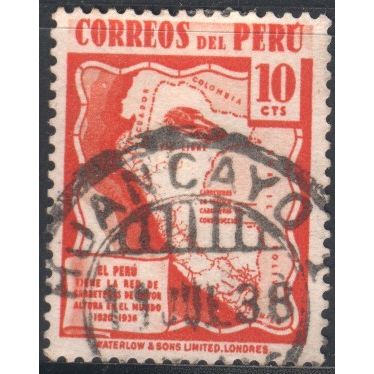 Peru 1938 - SG642 - 10c Automobile Roads In Andes - used