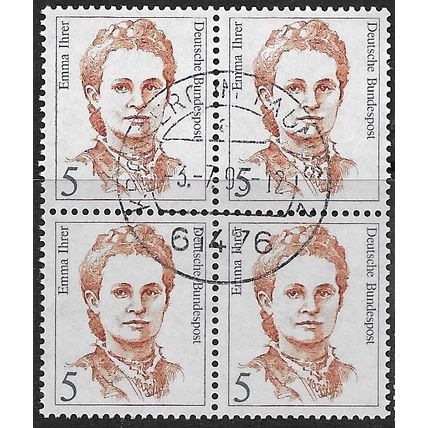 1989 Michel 1405 - cancelled - block of 4