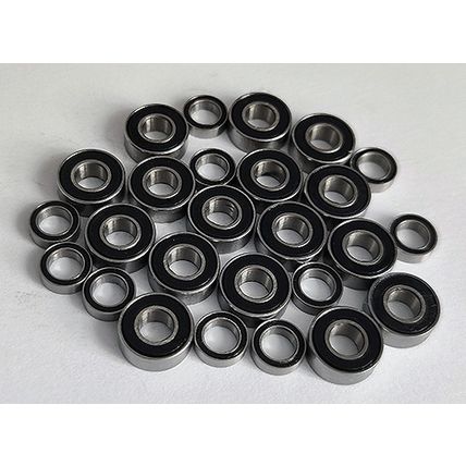 (26pcs) TAMIYA BLAZING STAR / TOP FORCE Rubber Sealed Ball Bearing Set