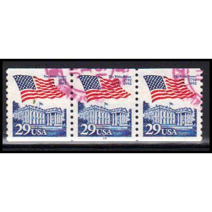 Used 2609 29c U.S. Flag Over White House Very Fine PNC 15/3 PA3253