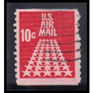 Used C72 10c 50 Stars Runway Fine KA8513