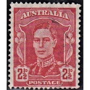 AUSTRALIA, 1942 2.5d George VI, SG 206 (Scott #194), used