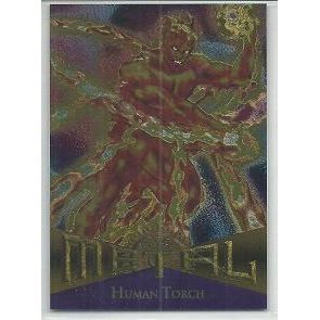 MARVEL METAL card # 32 HUMAN TORCH