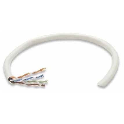 250 ft. Gray Intellinet Cat5e Bulk Cable - Stranded, 24 AWG, UTP, CM Rated, Easy