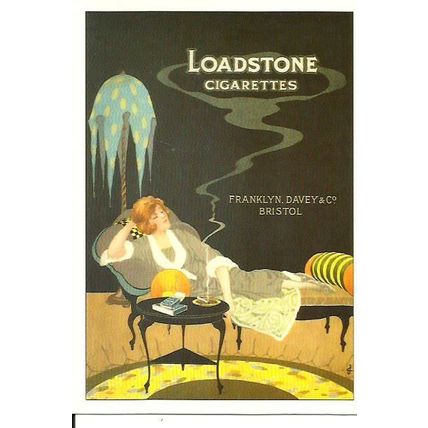 Advertising LOADSTONE CIGARETTES Postcard (Robert Opie ROLD 1)