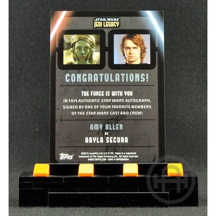 Topps Star Wars Jedi Legacy – Autograph Card – Amy Allen