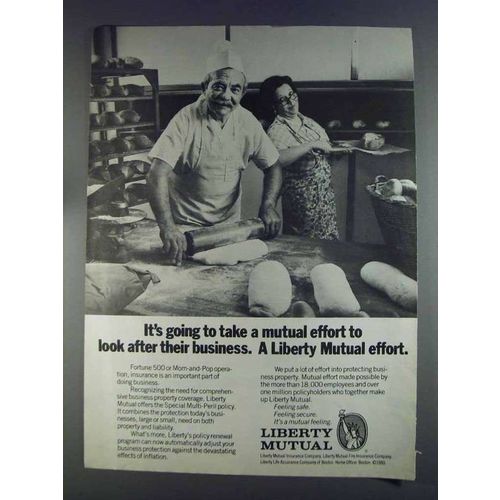 1980 Liberty Mutual Insurance Ad - Look After Business