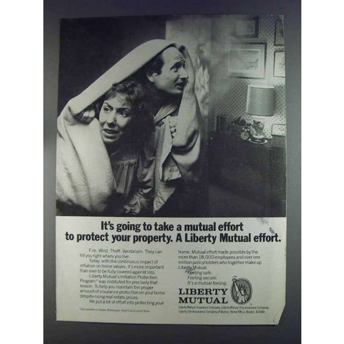1980 Liberty Mutual Insurance Ad - Protect Property
