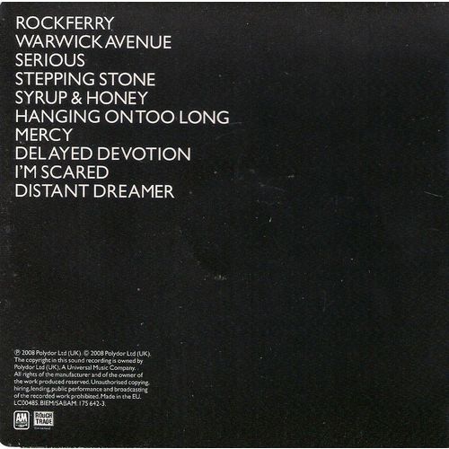 ROCKFERRY by DUFFY<>CD<>contains MERCY and WARWICK AVENUE