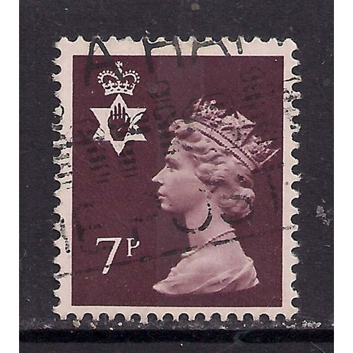 Northern Ireland GB 1978 7p Purple Brown Machin SG NI 22 (D138)