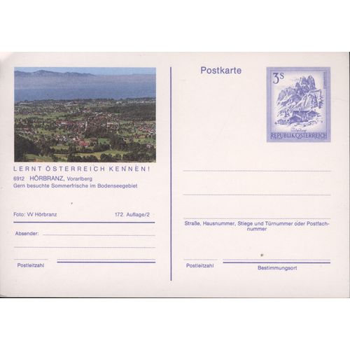 Austria unused - 3s pre-paid - Horbranz, Vorarlberg