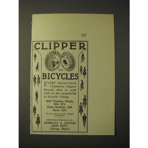 1900 Clipper Bicycles Ad
