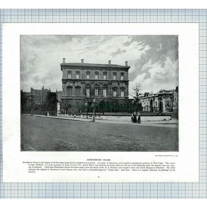 X1898) Dorchester House Kew Gardens Museum - c.1900 Book Print