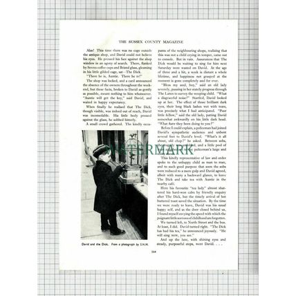 (6856) Gwen Benwell David The Lanes Sussex - 1954 Article