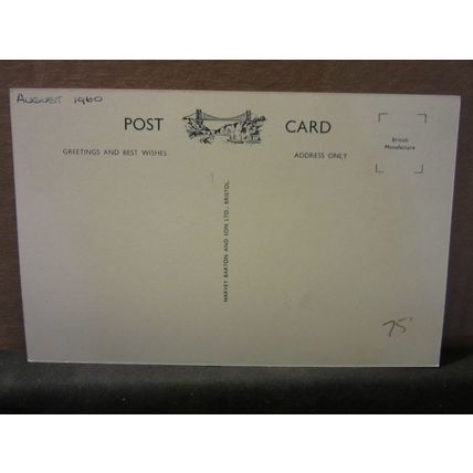 THE EAST LAWNS, BRISTOL ZOO, BRISTOL unused postcard by Harvey Barton .. 1960 =