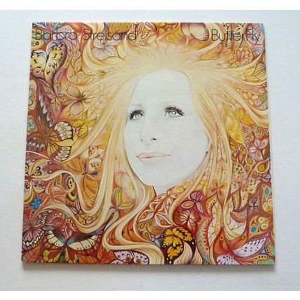 BARBRA STREISAND – BUTTERFLY -1974 CBS UK PRESS - 10 TRACK STEREO G/F VINYL LP