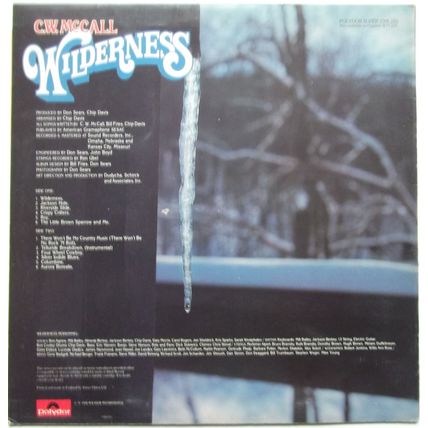 Country Greats. C W McCall. Wilderness.