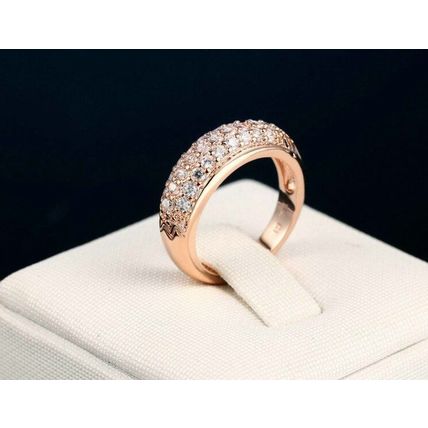 Janice Pave Wedding Band with AAA CZ Diamonds