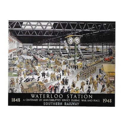317801: Waterloo Station - War by Helen McKie, 1947