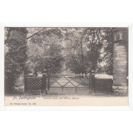 The Church Avenue Patshull Park Pattingham Postcard Staffordshire Wrench Series