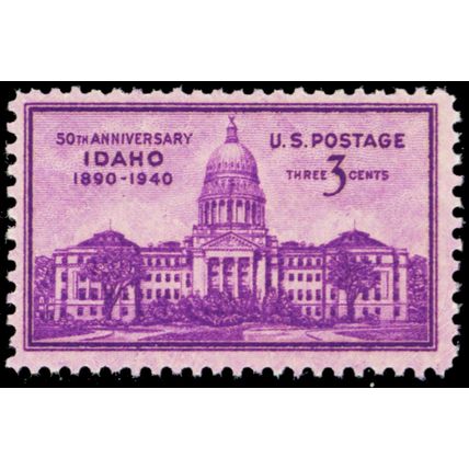 Idaho State Capital One PACK OF TEN 3 Cent Postage Stamps Scott 896