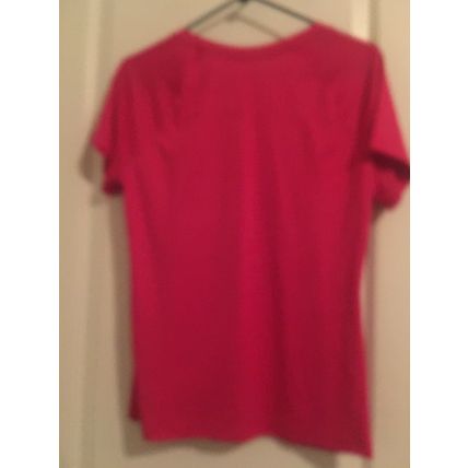 Danskin Now Women's Pink Athletic Short Sleeve T-Shirt Size Large