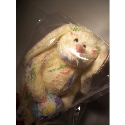NWT- 8" TY Beanie Baby Georgia Easter Bunny Rabbit 1993 Plush Stuffed Toy