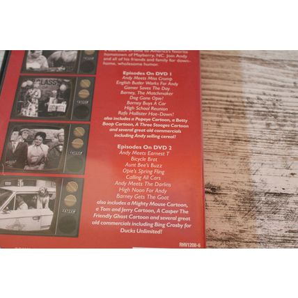 The Andy Griffith Show 2 DVD Disc set 16 Episodes Old Tv Collectors Gift