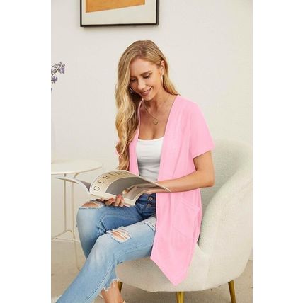 QIXING Womens Summer Lightweight Cardigan - Sun Protection, Breathable, Size XL