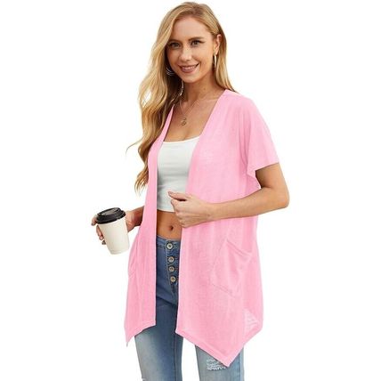 QIXING Womens Summer Lightweight Cardigan - Sun Protection, Breathable, Size XL