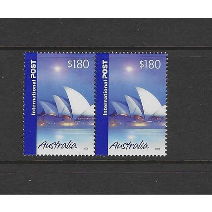 AUSTRALIA 2005 INTERNATIONAL POST $1.80 SYDNEY OPERA HOUSE MINT NEVER HINGED